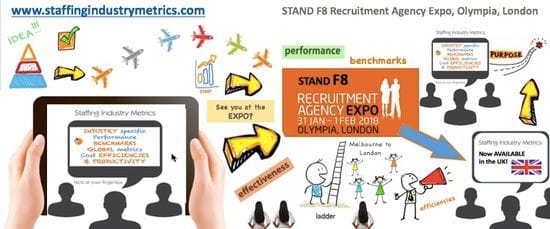Come and see us at the Recruitment Agency Expo, Olympia, London. 31st Jan and 1st Feb.